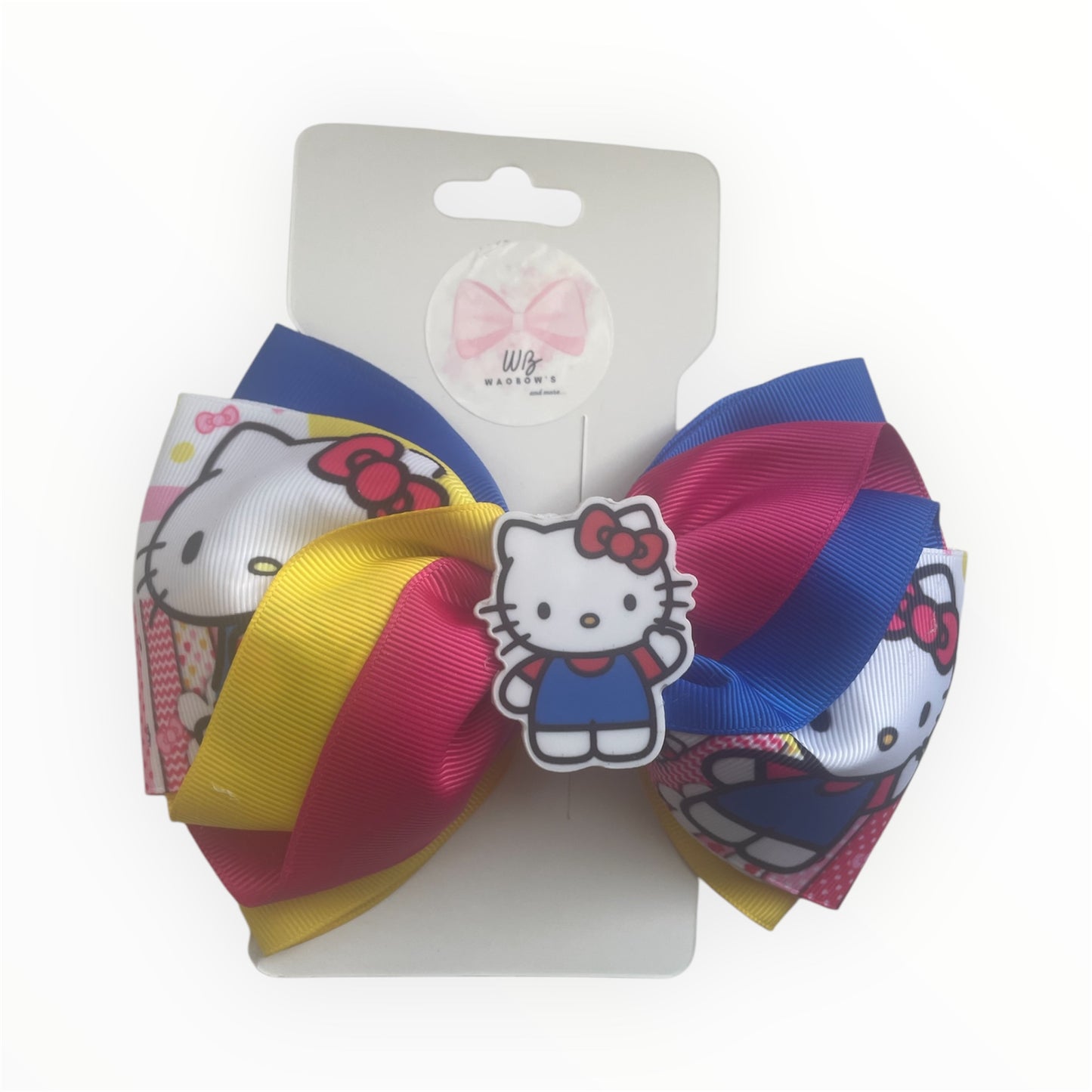 Hello Kitty Large Bow – An Adorable Classic for Any Occasion Lazo de Hello Kitty para el Cabello – Regalo Ideal para Niñas