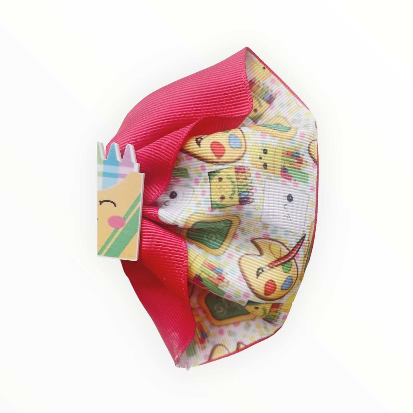 Back yo School Hair Bow School Hair Bow Red Hair Bow Hair Accessories for School Clip Hair Bow
