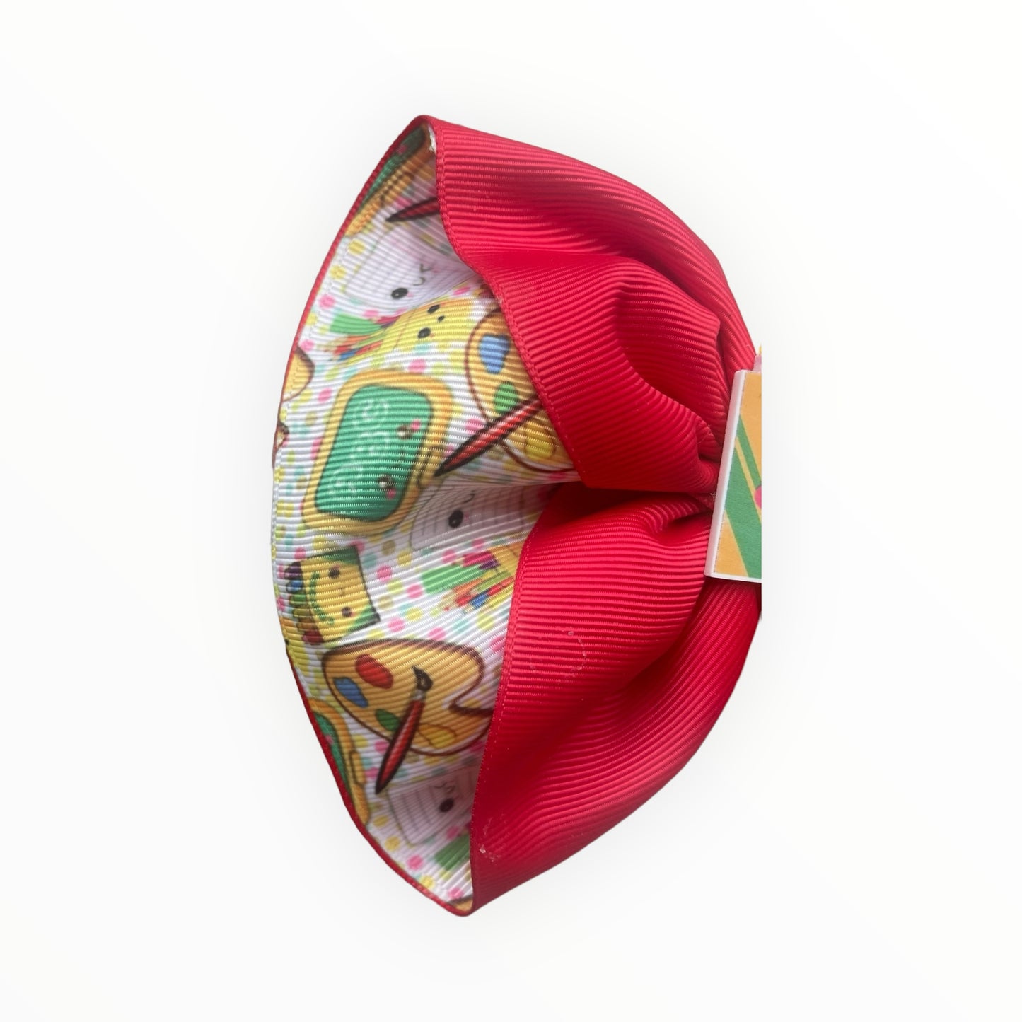 Back yo School Hair Bow School Hair Bow Red Hair Bow Hair Accessories for School Clip Hair Bow
