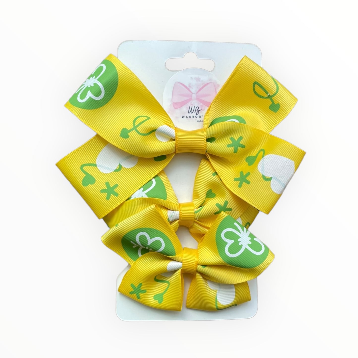 Set Of 3 Hair Bows Clips Hair Bows Handmade Hair Accessories Choose your colors too