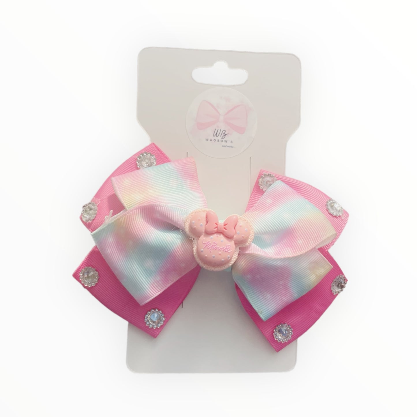 Minnie Hair Bow Girl Hair Bow Pink Hair Accessories