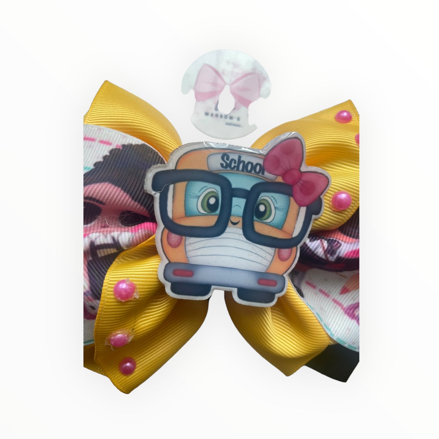 School Hair Bow Hair Bow for School Hair Accessories for School Back to School Ribbons Hair Bow