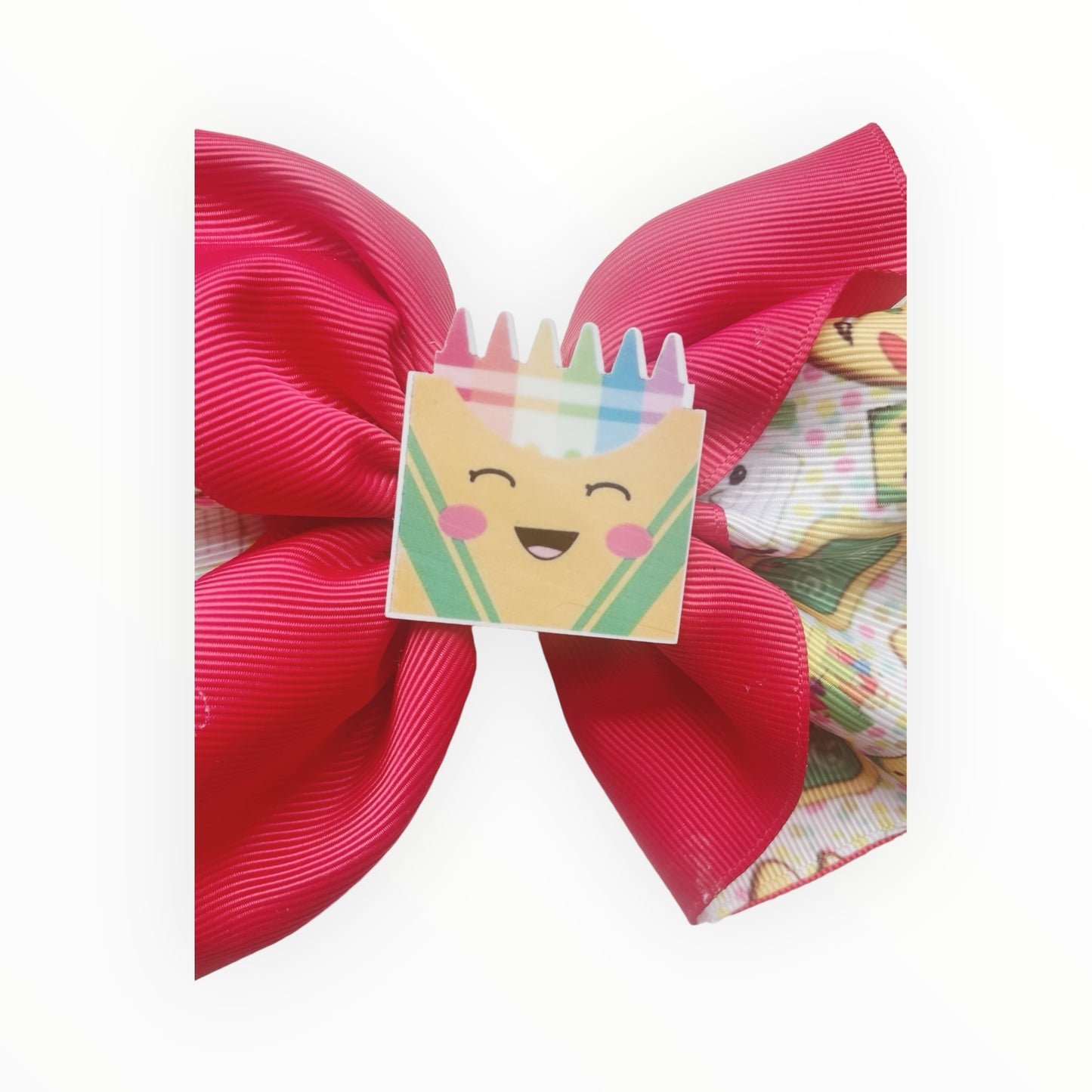 Back yo School Hair Bow School Hair Bow Red Hair Bow Hair Accessories for School Clip Hair Bow