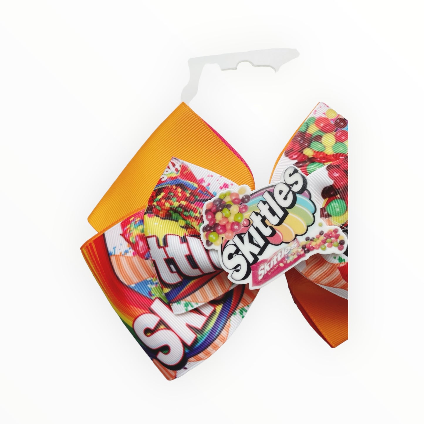 Skittles hair bow Girl hair bow Candy hair bow