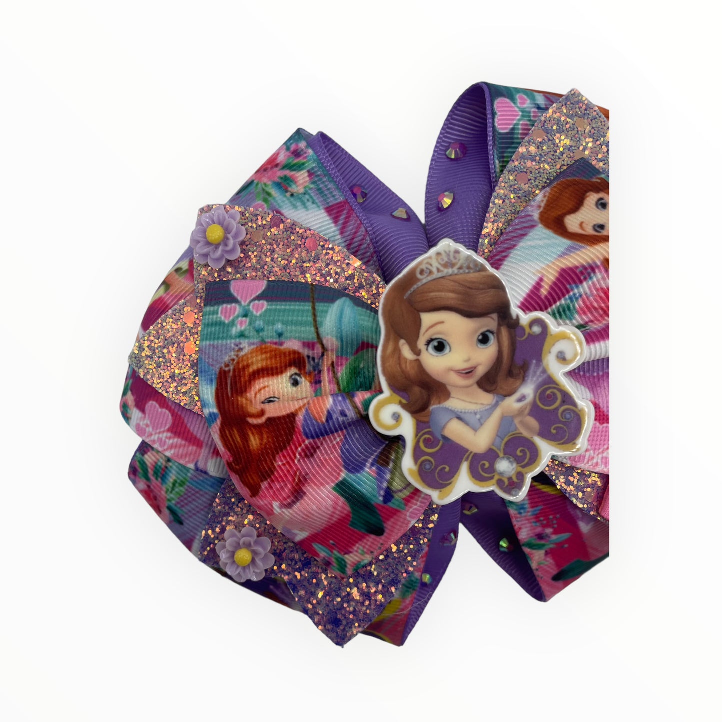 Princess Hair Bow Clips Hair Accessories Girl Hair Bow Bow Clip Accessories