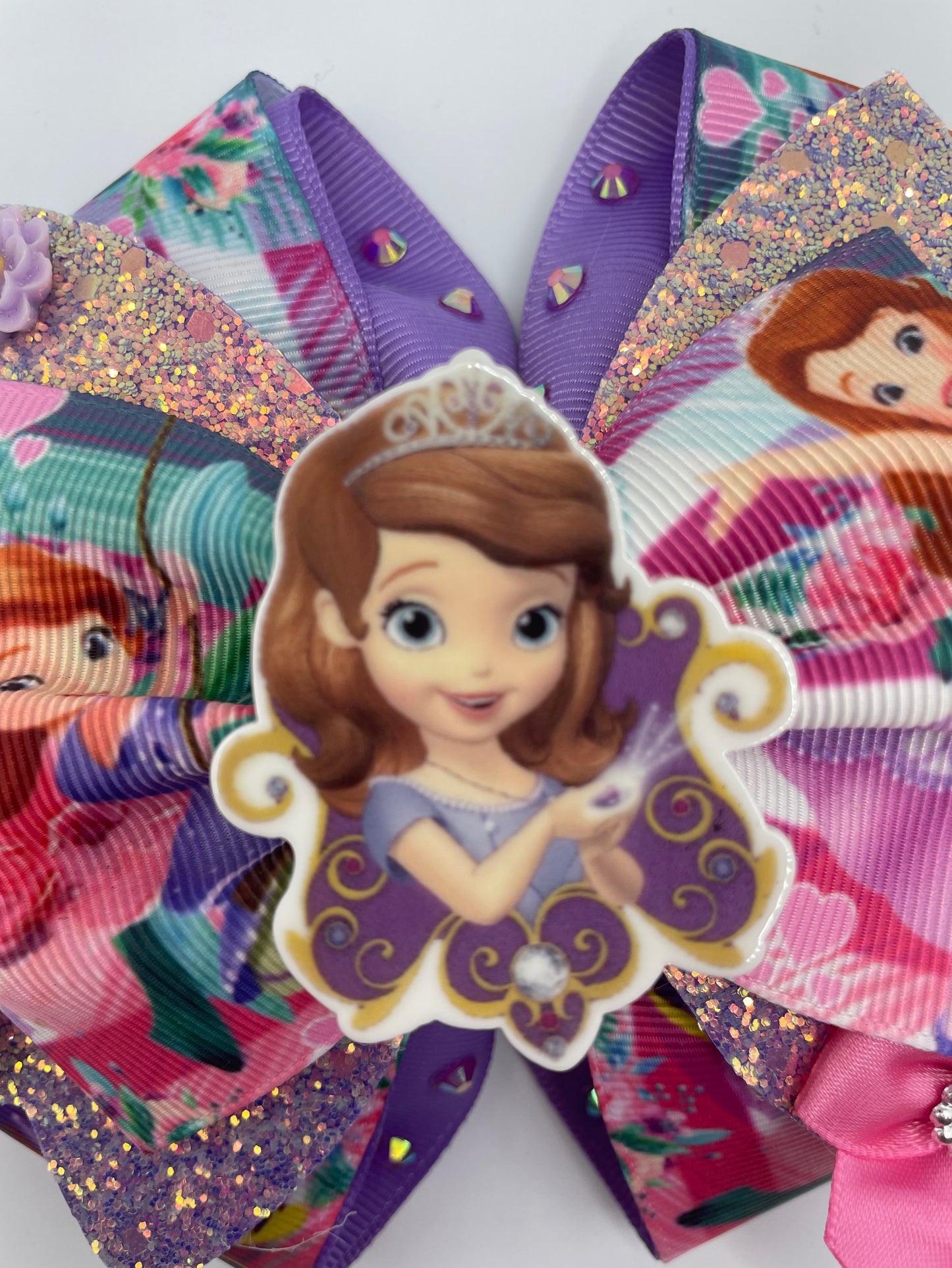 Princess Hair Bow Clips Hair Accessories Girl Hair Bow Bow Clip Accessories