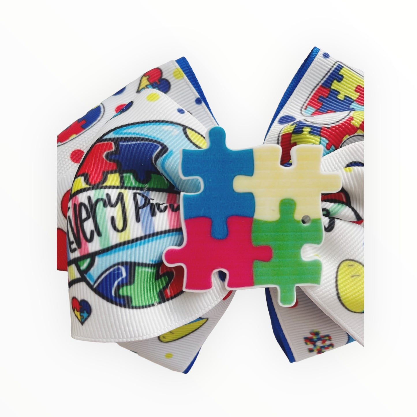 Autism hair bow Girl hair bow Hair accessory