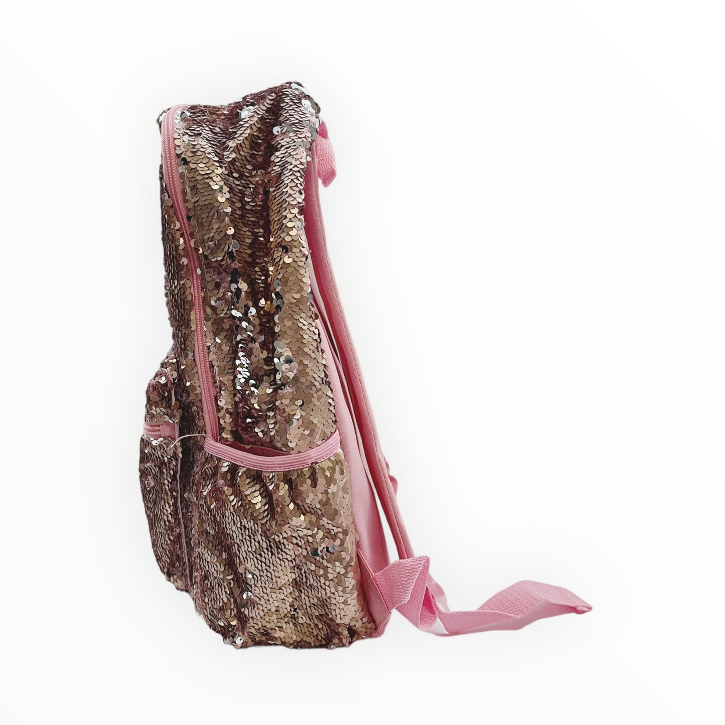 BACKPACK AND BOW BUNDLE GOLDEN SEQUINS