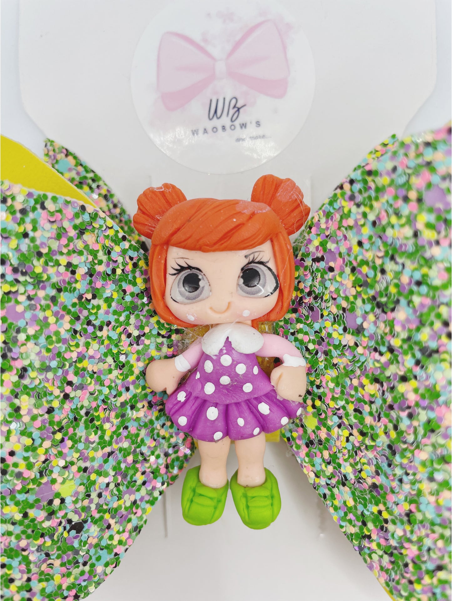 Lazos de vinilo con clip de cocodrilo para bebés, niños pequeños, adolescentes, muñeca de arcilla, lazos para el cabello de vinilo