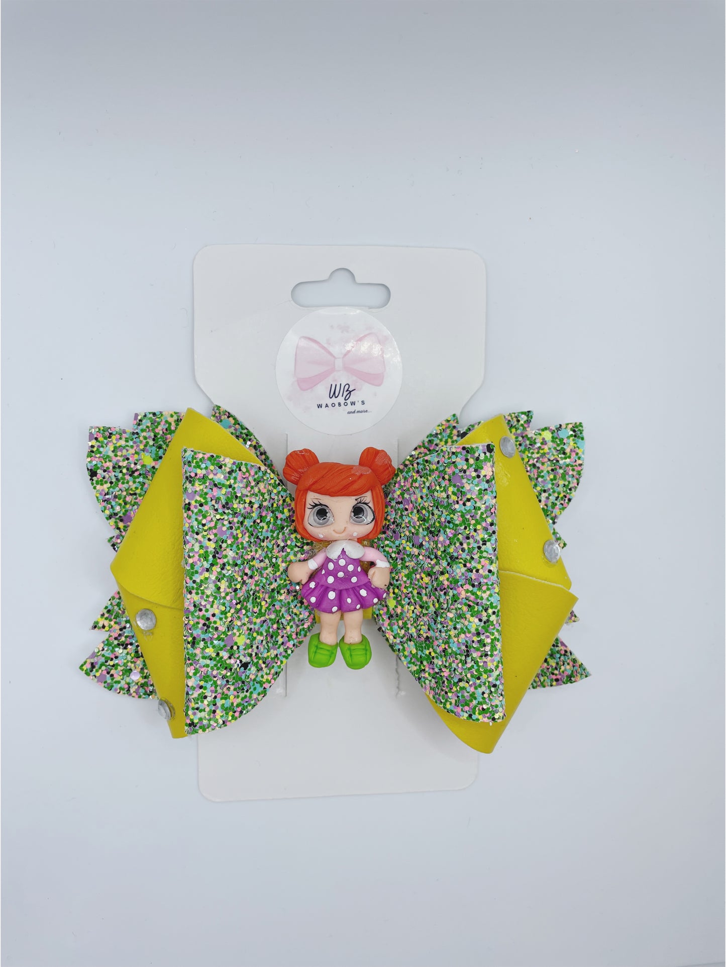 Lazos de vinilo con clip de cocodrilo para bebés, niños pequeños, adolescentes, muñeca de arcilla, lazos para el cabello de vinilo