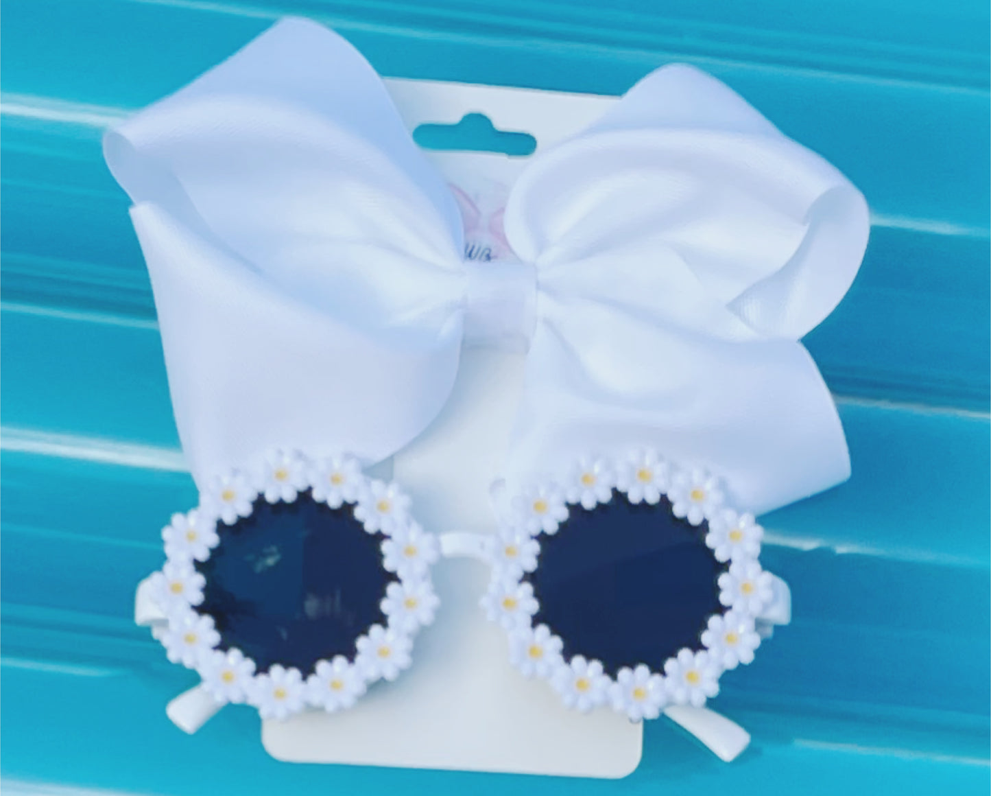 Summer Hair Bow and Sunglasses (6+ )Set Summer Hair Bow for Girls Teens Maxilazo Yo-yo with Sunglasses 6+