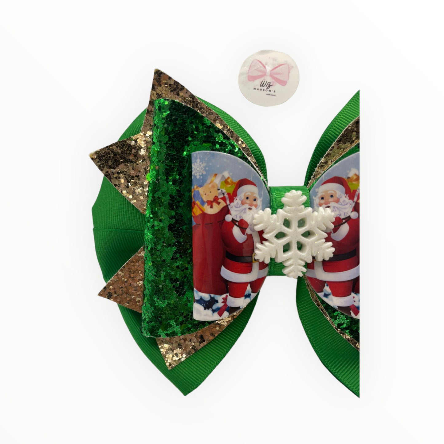❗️LAST UNIT AVALIABLE❗️ Christmas Hair Bow For Girl  Festive Hair Bow  Seasonal Clearance: Get Your Holiday Bow Today!