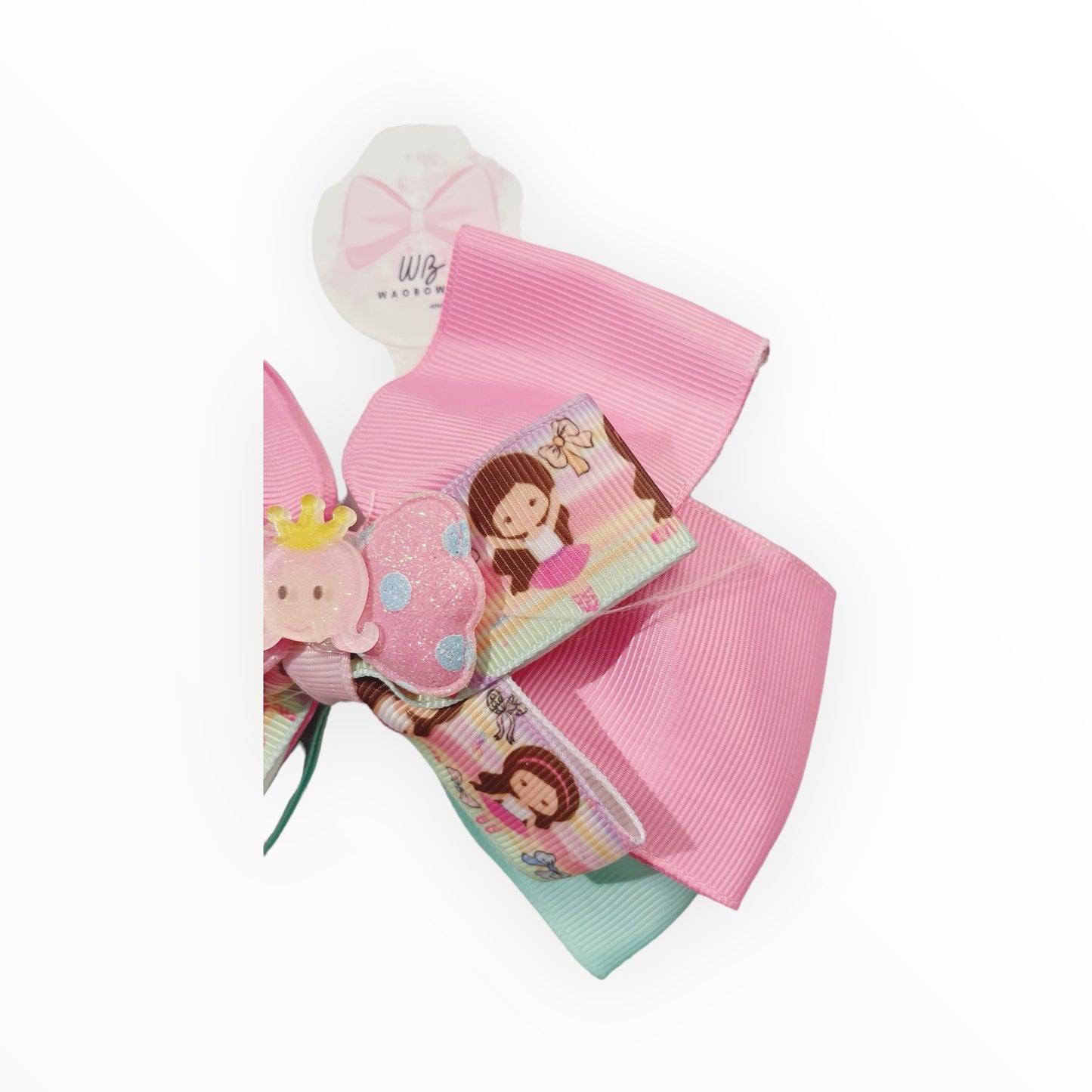 Mermaid Hair Bow  Girl Hair Bow  Pink Hair Accessories