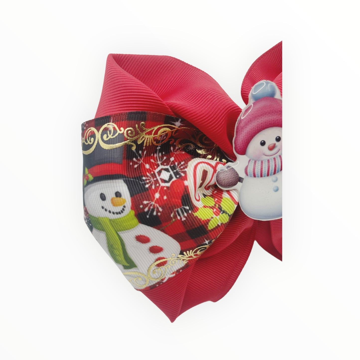 Lazo de pelo de Navidad Lazo de pelo de niña Lazo de pelo hecho a mano