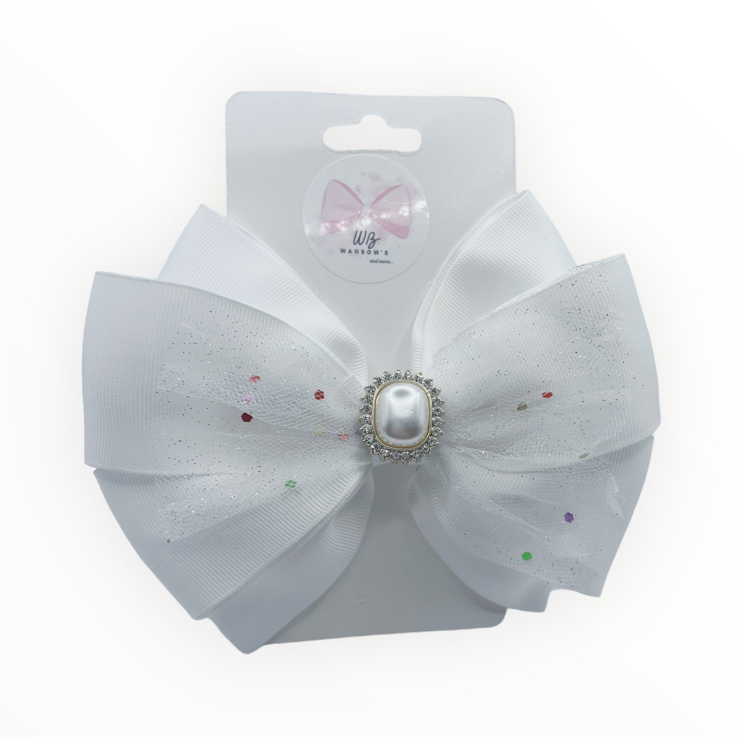 Hair Accessories for Girl  White Hair Bow  Perfect for any outfits