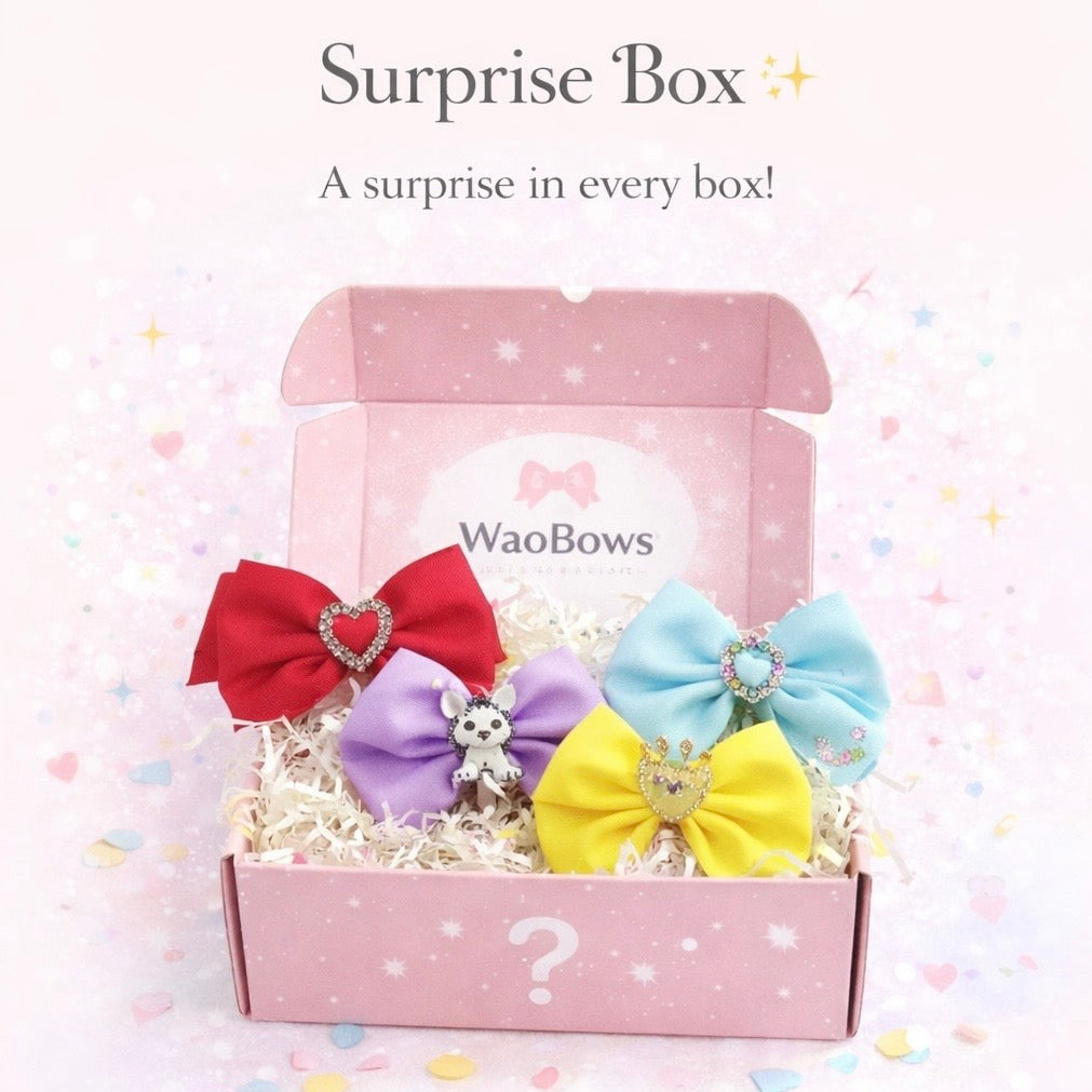 Caja de lazo sorpresa. Un regalo perfecto para bebé o niña.