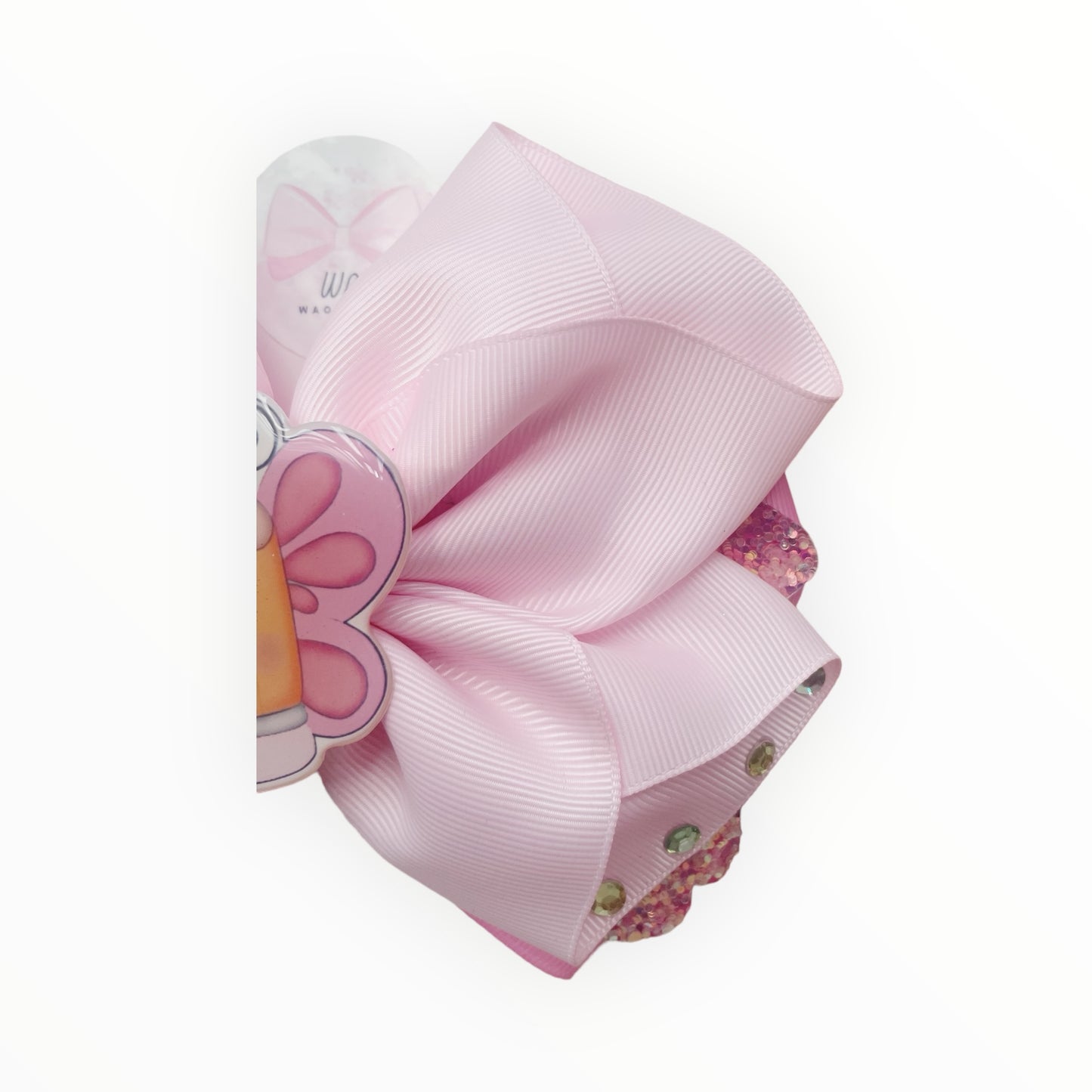 School Hair Bow  for Girl. Back to School Hair Bow  Pink Hair Bow for School  Hair Accessories for School