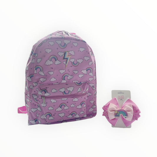 PAQUETE MOCHILA Y LAZO. ARCOÍRIS