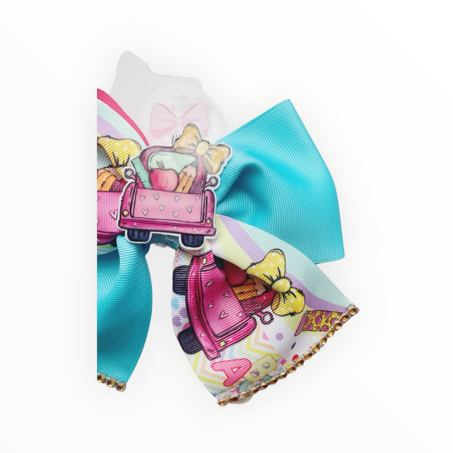 School Hair Bow  Blue School Hair Bow  Hair Accessories for School
