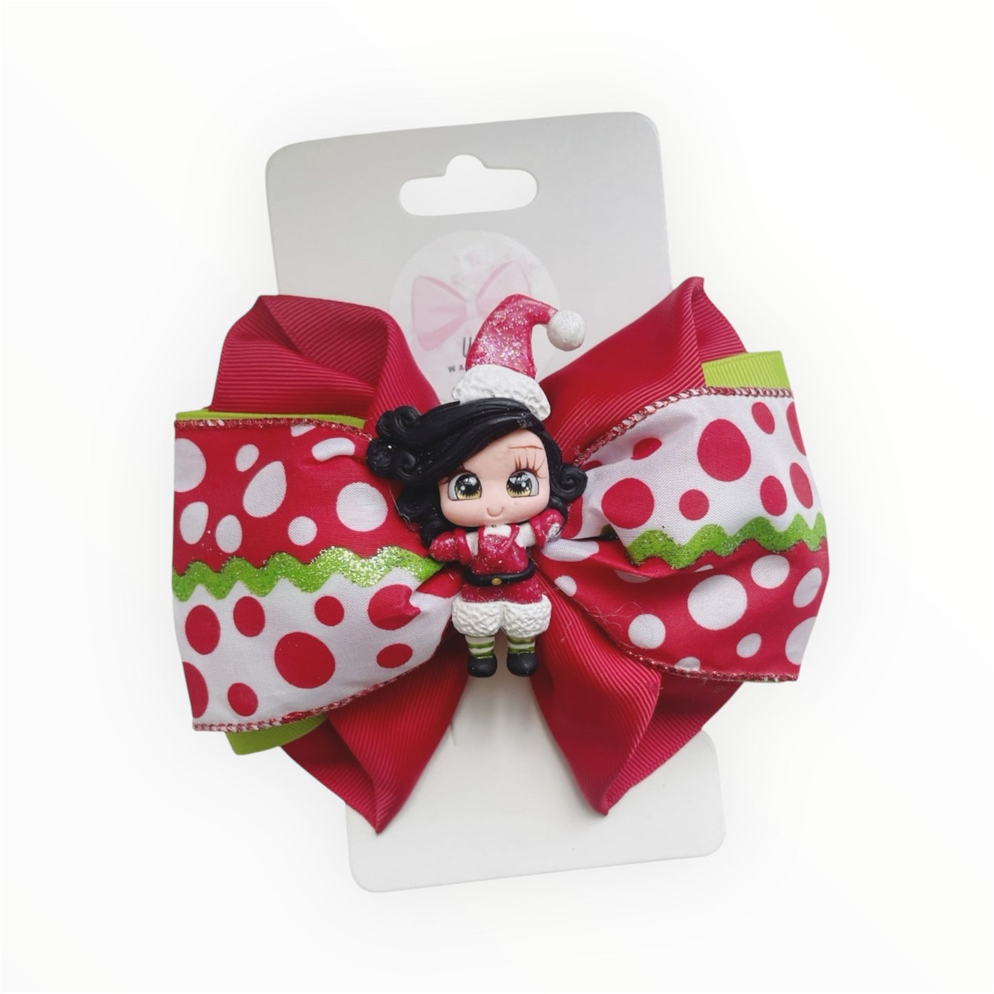 ❗️LAST UNIT AVALIABLE❗️ Red Christmas Hair Bow.for Girl  Hair Accessories For Christmas  Seasonal Clearance: Get Your Holiday Bow Today!