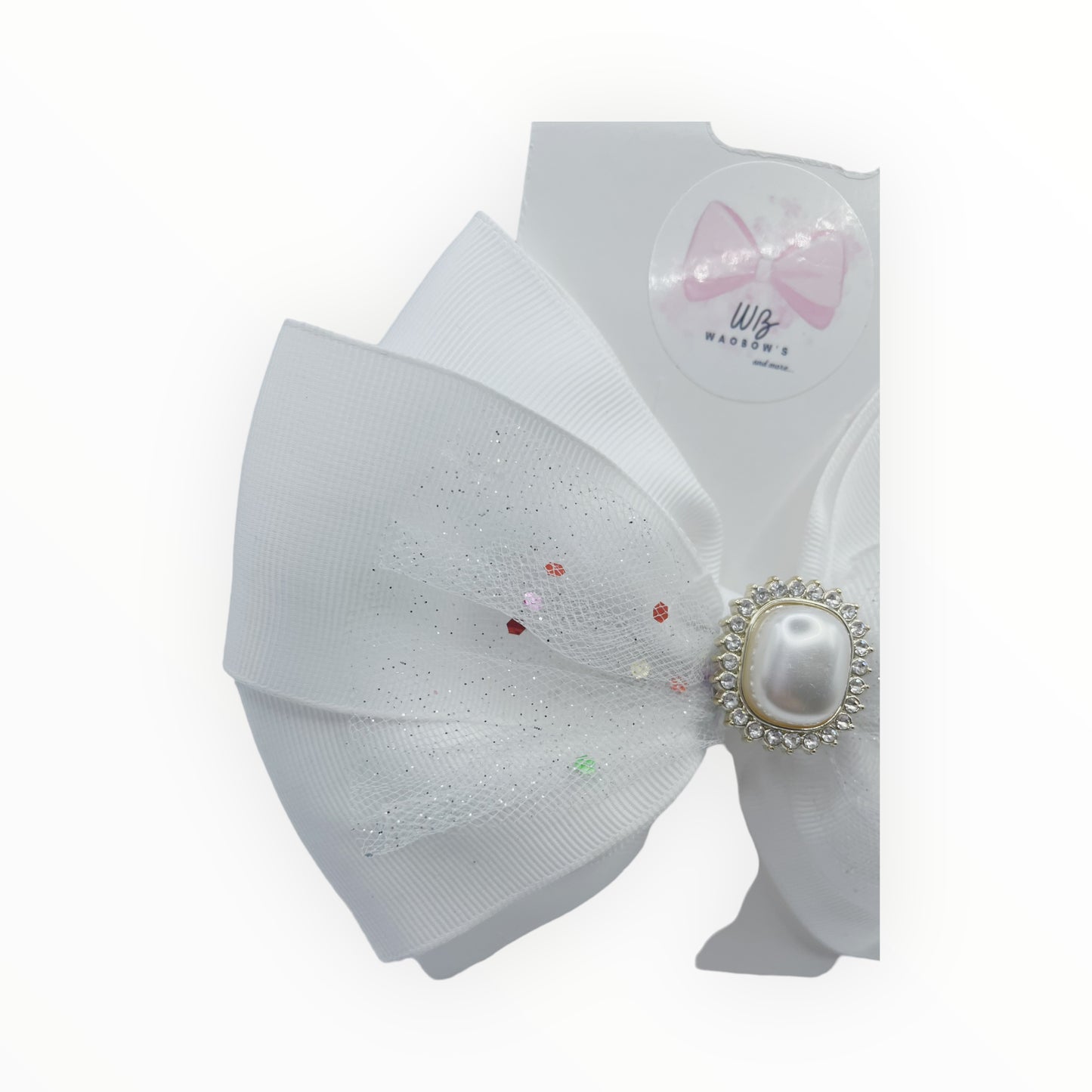 Hair Accessories for Girl  White Hair Bow  Perfect for any outfits