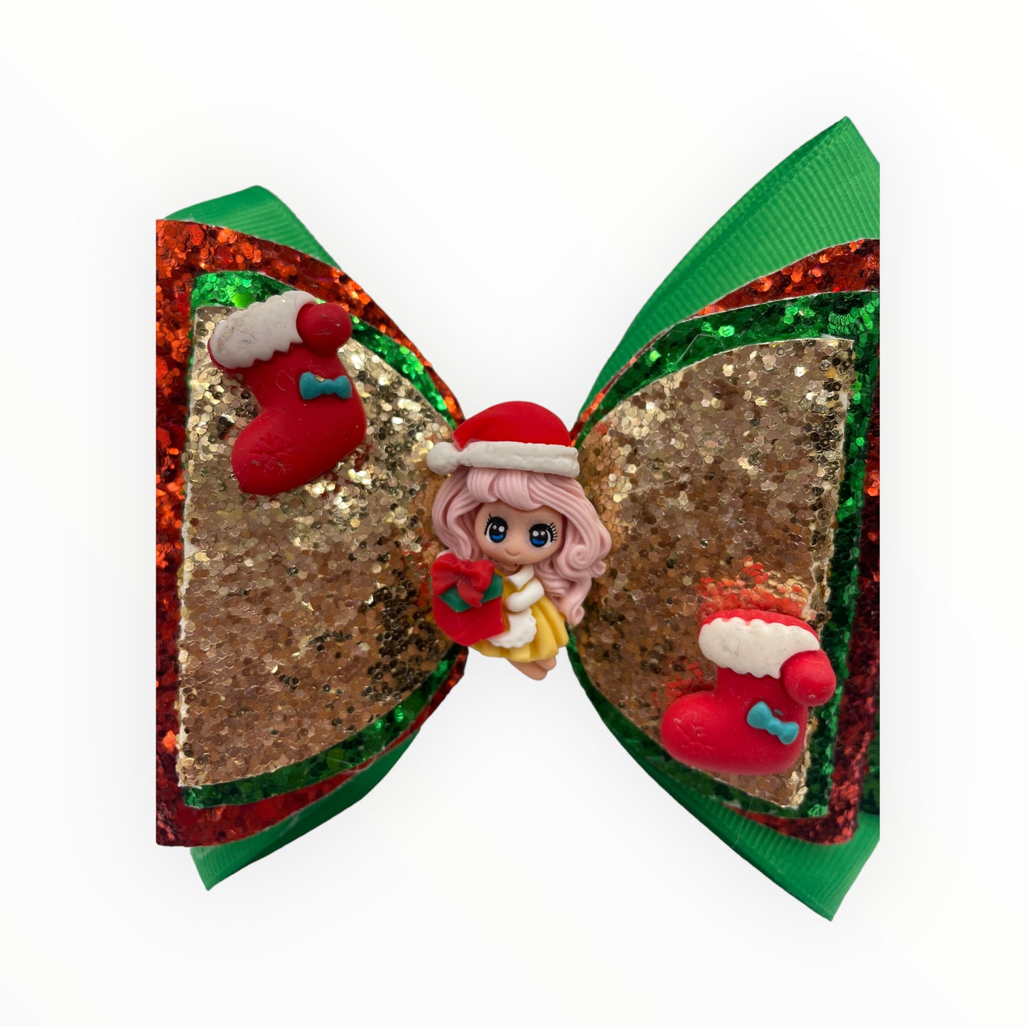 ❗️LAST UNIT AVALIABLE❗️  Christmas Hair Bow for Girl Bow  Seasonal Clearance: Get Your Holiday Bow Today!