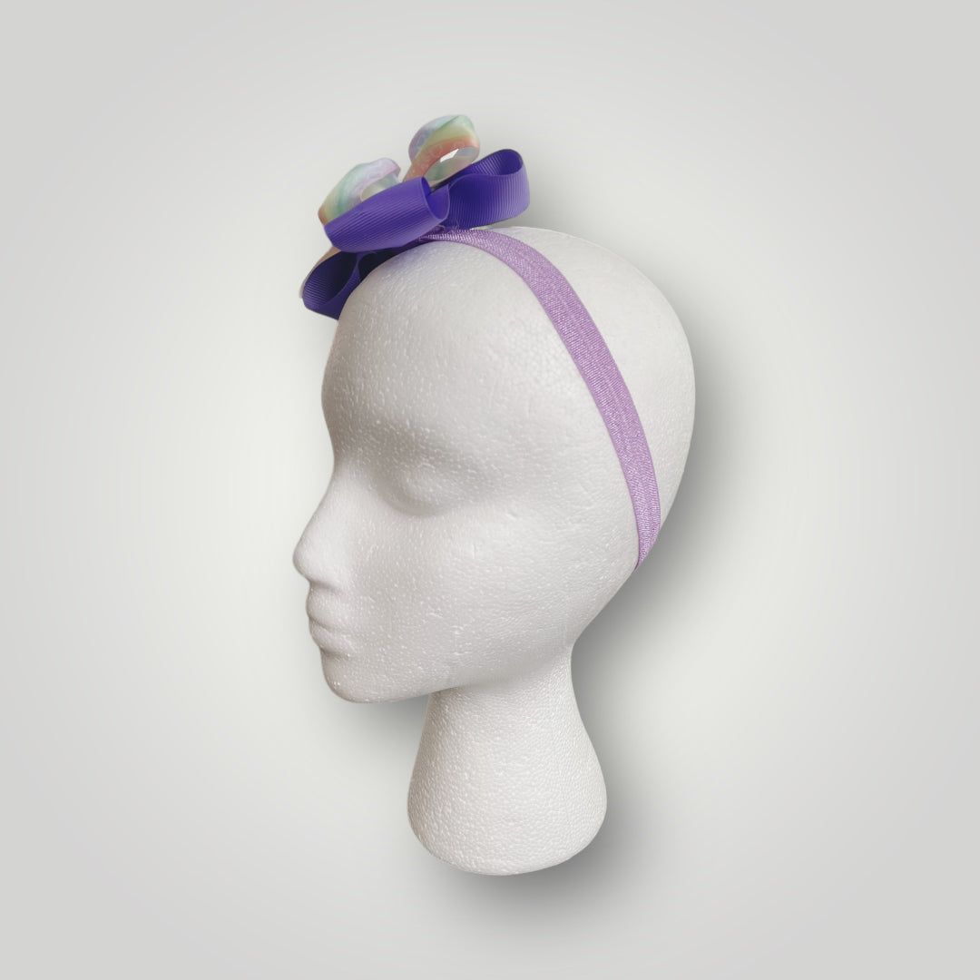 Banda para el cabello elástica para bebé Banda para el cabello de unicornio Banda para el cabello hecha a mano