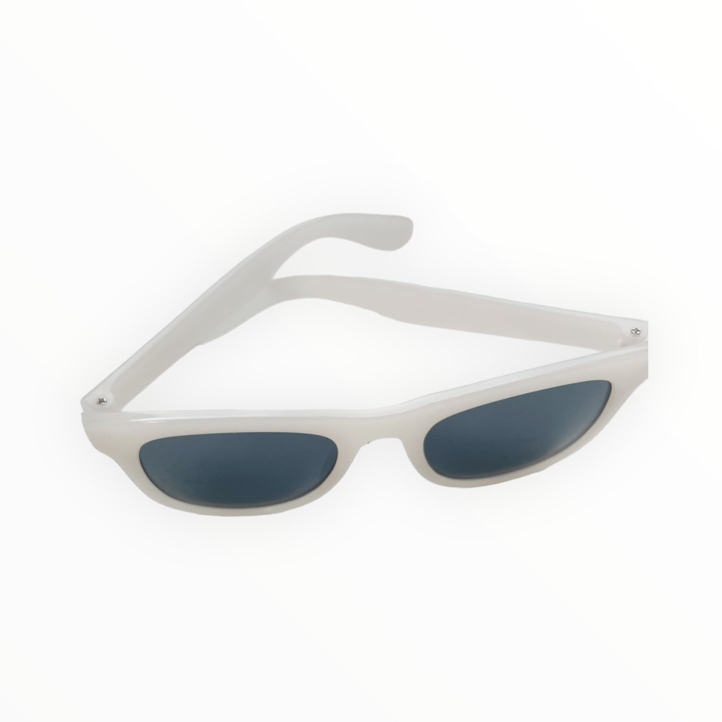 Lazo para el pelo para niña, lazo de vinilo hecho a mano con gafas de sol, conjunto de lazo y gafas de sol