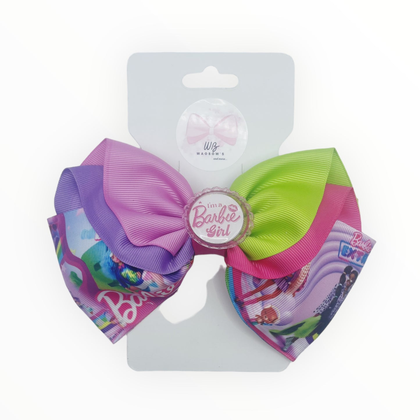 Barbie Hair Bow Handmade Ribbons Hair Bow