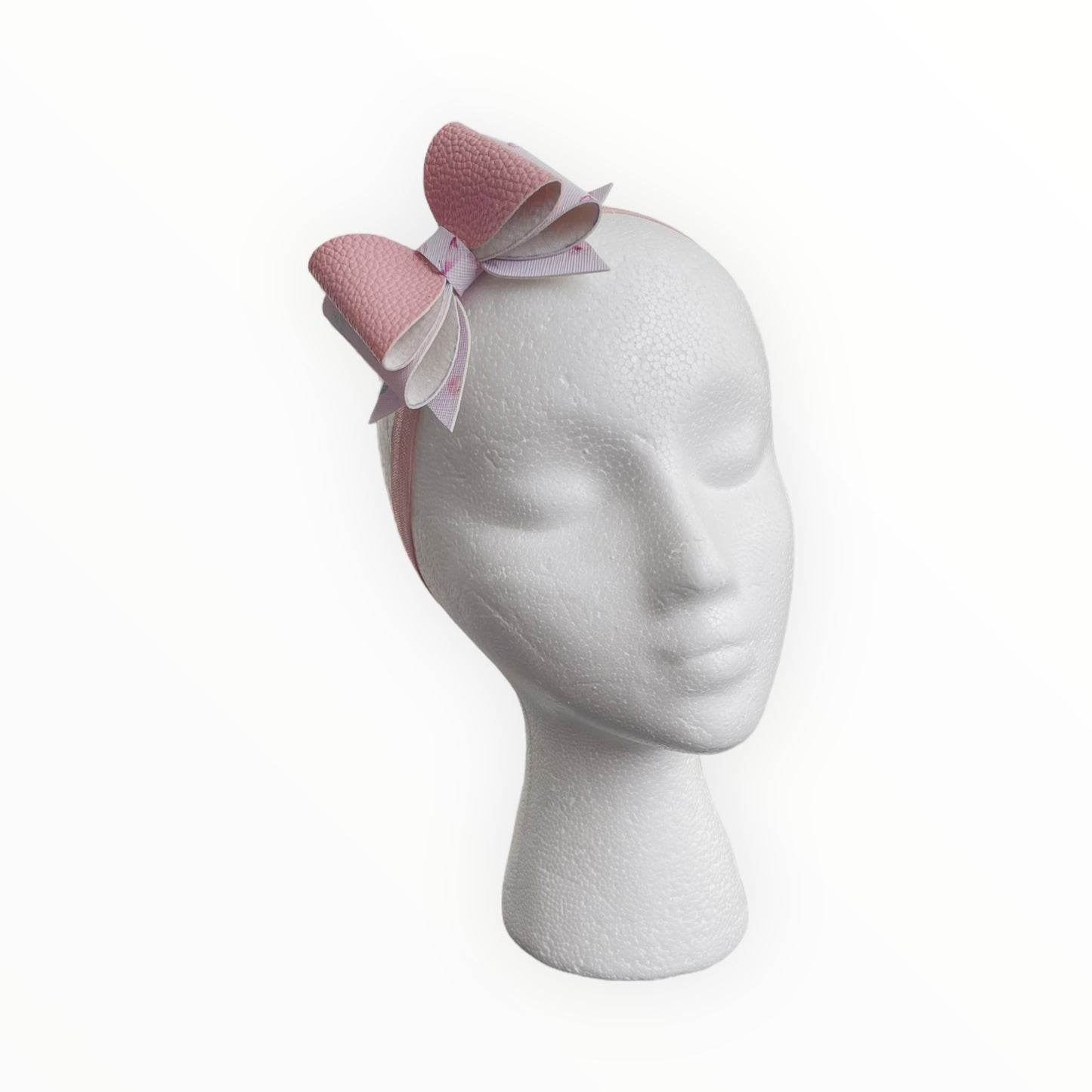 Lazo elástico para el pelo para bebé, banda para el pelo hecha a mano, banda para el pelo rosa para bebé