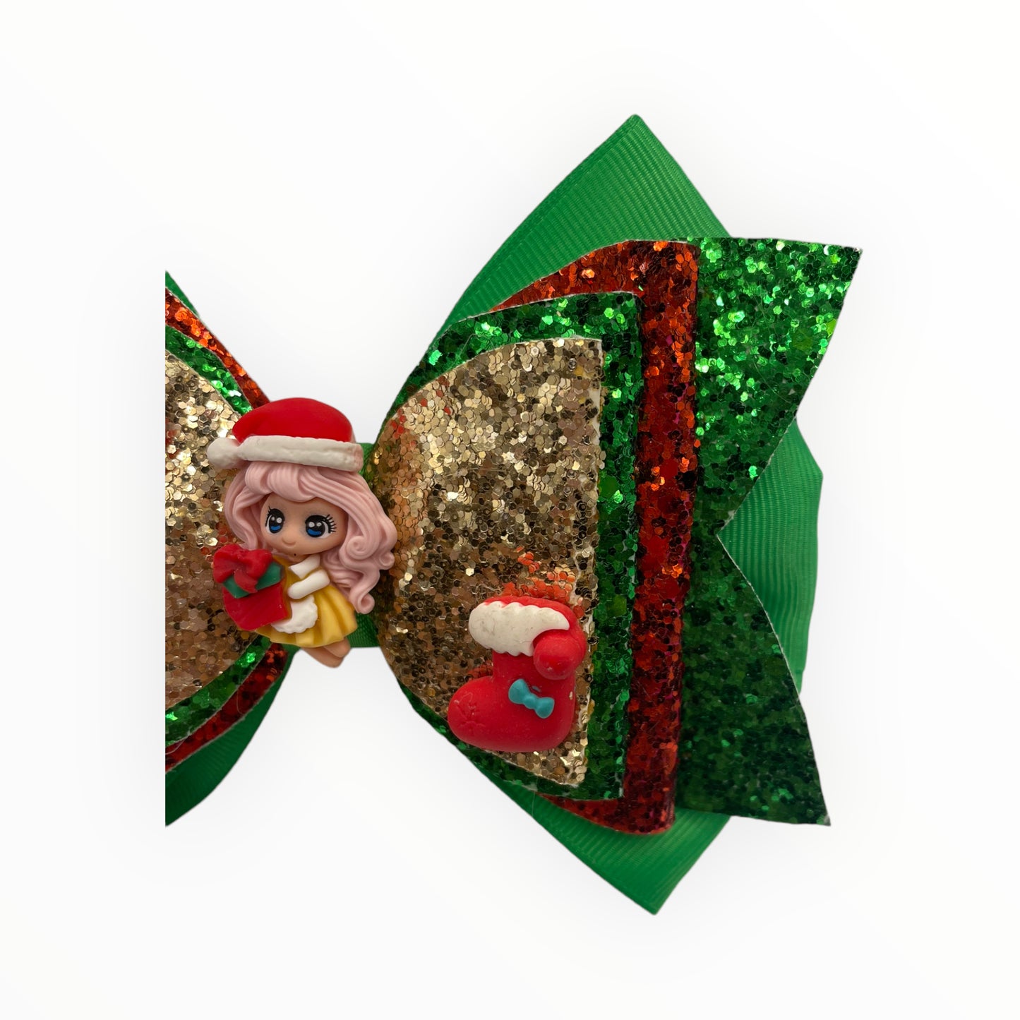❗️LAST UNIT AVALIABLE❗️  Christmas Hair Bow for Girl Bow  Seasonal Clearance: Get Your Holiday Bow Today!