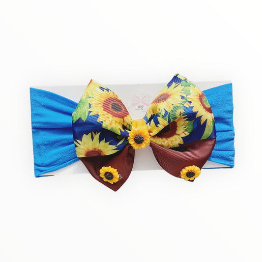 Sunflower Hair Band  Elastic Hair Band  Baby Hair Accessories