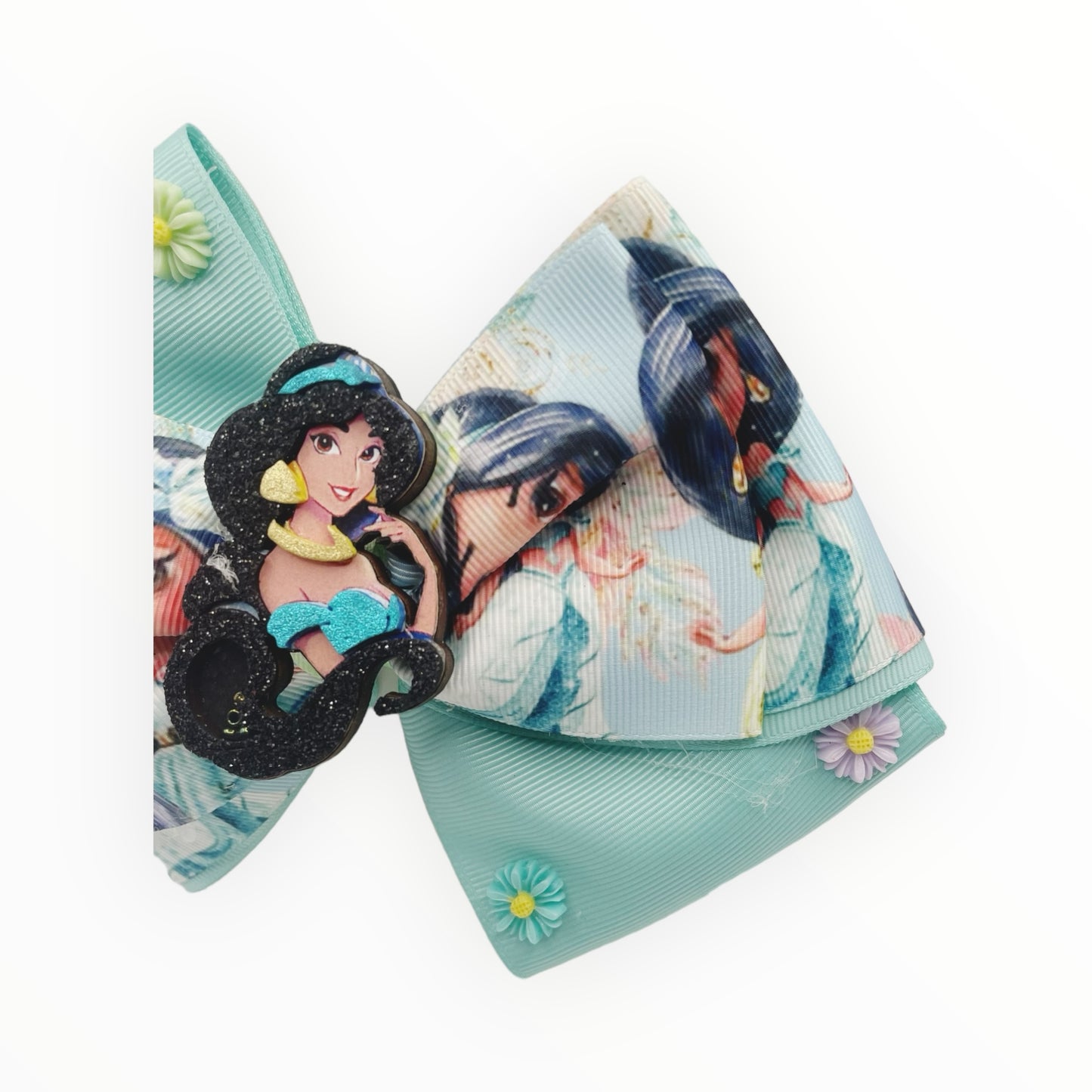 Jazmine Hair Bow  Girl Hair Accessories  Princess Hair Clips