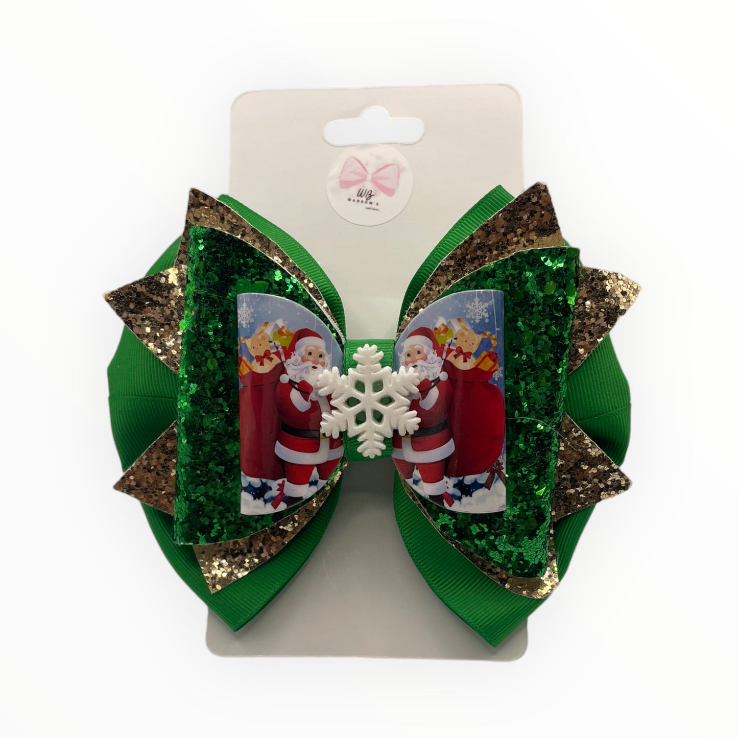 ❗️LAST UNIT AVALIABLE❗️ Christmas Hair Bow For Girl  Festive Hair Bow  Seasonal Clearance: Get Your Holiday Bow Today!