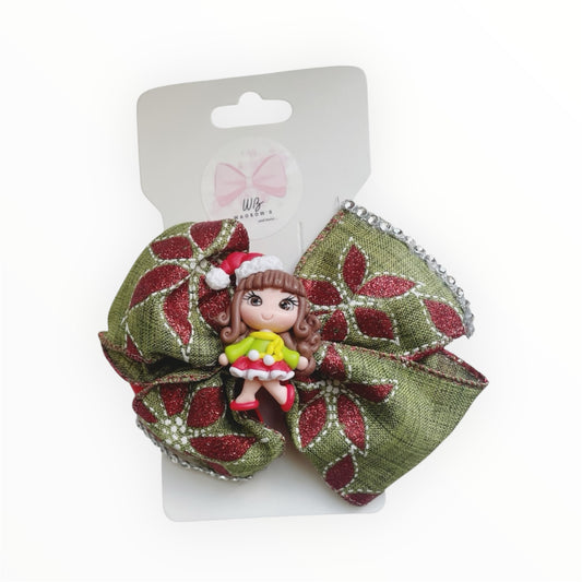 ❗️LAST UNIT AVALIABLE❗️ Christmas Hair Boq for Girl  Hair Accessories for Girl  Seasonal Clearance: Get Your Holiday Bow Today!