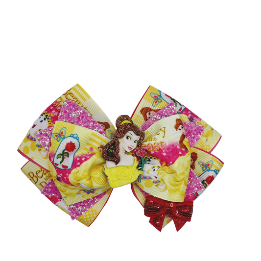 Beauty hair bow  Girl hair bow  Princess hair bow  Hair accessory
