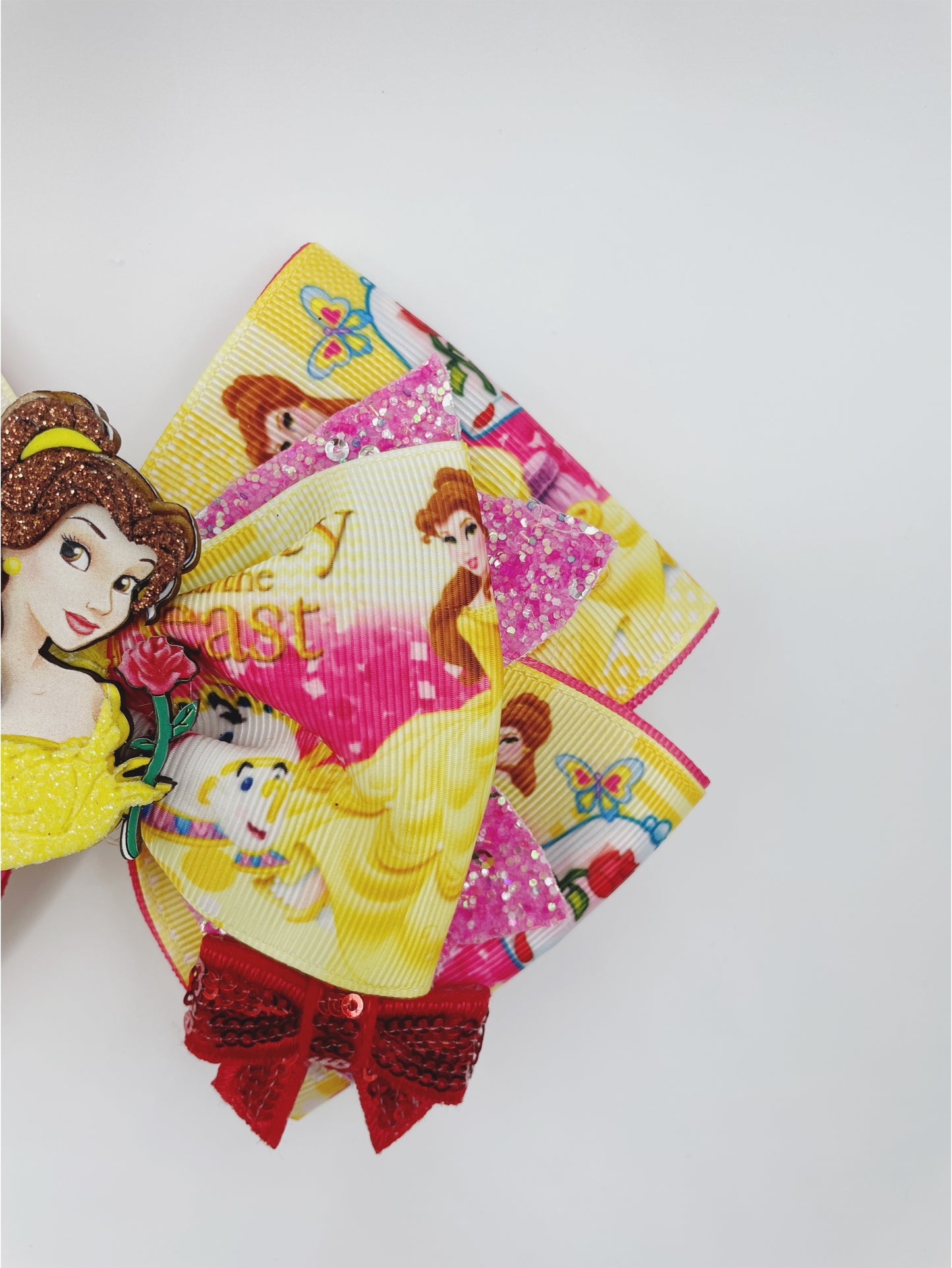 Beauty hair bow  Girl hair bow  Princess hair bow  Hair accessory