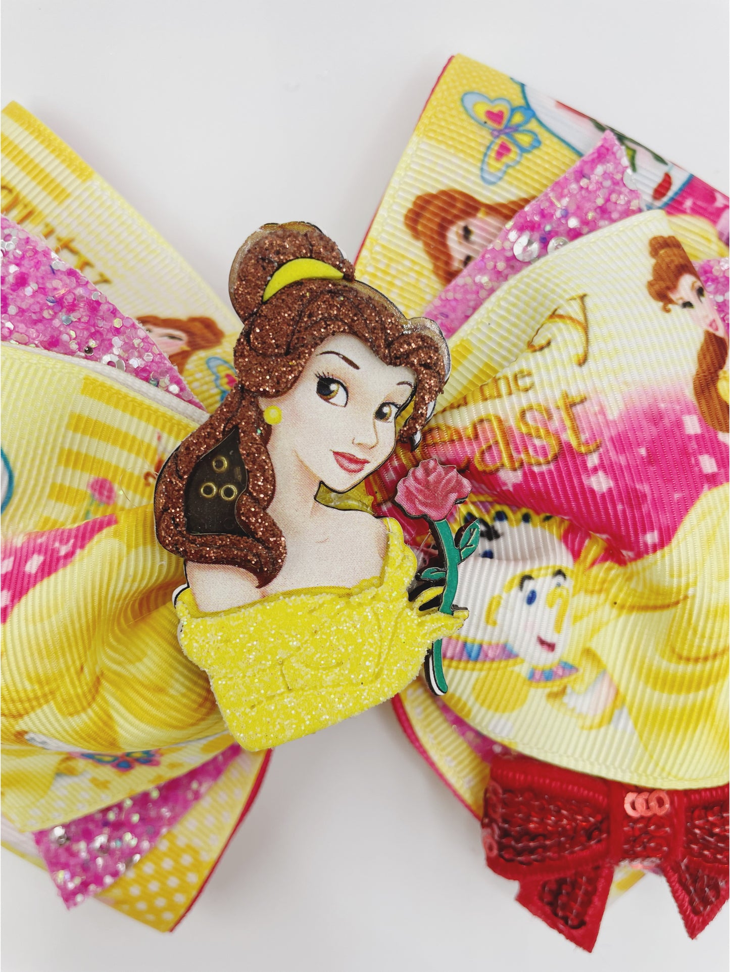 Beauty hair bow  Girl hair bow  Princess hair bow  Hair accessory